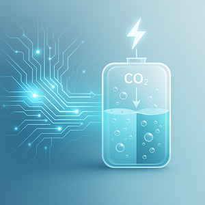 Electrolytic carbon dioxide reuse system