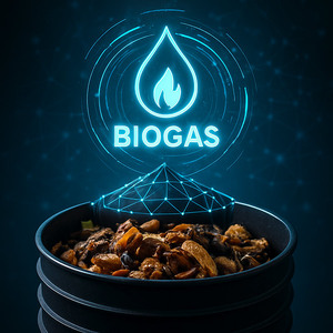 Anaerobic fermentation of organic waste